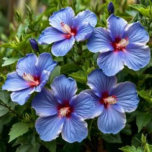 Гибискус садовый Блуминг Квин купить по цене от 259р. в интернет-магазине «Посадика» с доставкой почтой в в Клинцые и по всей России – [изображение №1].