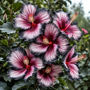 Гибискус садовый Самер Бридж купить по цене от 306р. в интернет-магазине «Посадика» с доставкой почтой в в Клинцые и по всей России – [изображение №1].